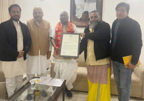 रामायण वार्ता’ प्रकल्प के राष्ट्रीय अध्यक्ष बने चिंतामणि महाराज