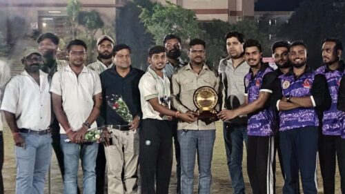 विधि खेल महोत्सव 2026 रात्रिकालीन क्रिकेट टूर्नामेंट का फाइनल आज, गुरु घासीदास यूनिवर्सिटी बनाम कौशलेंद्र राव लॉ कॉलेज आमने-सामने