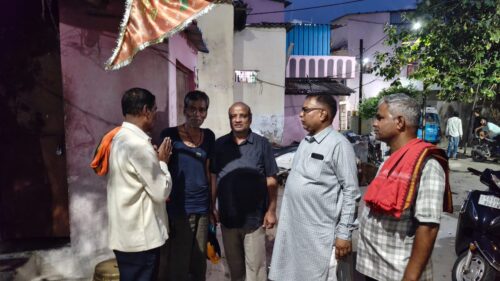 वार्ड 29 में मधुसूदन राव का जनसंपर्क अभियान तेज, घर-घर पहुंचकर मांगा समर्थन