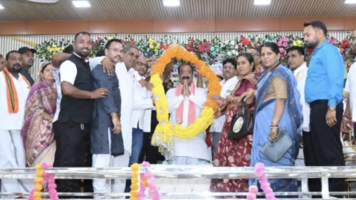 लोरमी सम्मेलन में उपमुख्यमंत्री का बड़ा ऐलान, राशन विक्रेताओं की मांगों पर शीघ्र समाधान का भरोसा