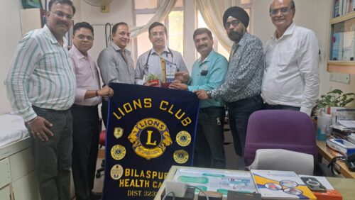 लायंस क्लब बिलासपुर संकल्प एवं हेल्थकेयर क्लब द्वारा सीए दिवस एवं डॉक्टर दिवस पर सम्मान कार्यक्रम