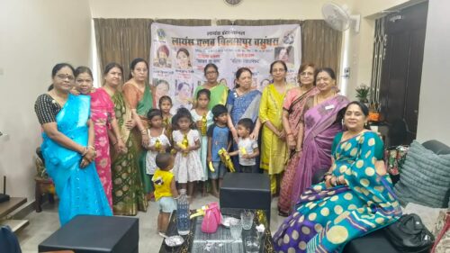 लायंस क्लब बिलासपुर वसुंधरा ने किया बालिका सम्मान क्लब प्रोजेक्ट केअंतर्गत