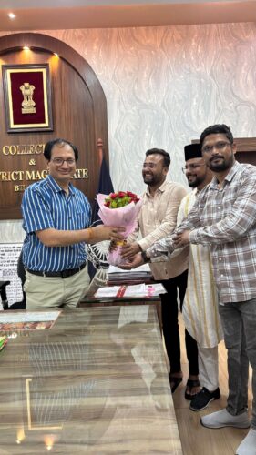 उर्स मेले से पहले लूथरा शरीफ मार्ग की मरम्मत की मांग, इंतजामिया कमेटी ने सौंपा ज्ञापन