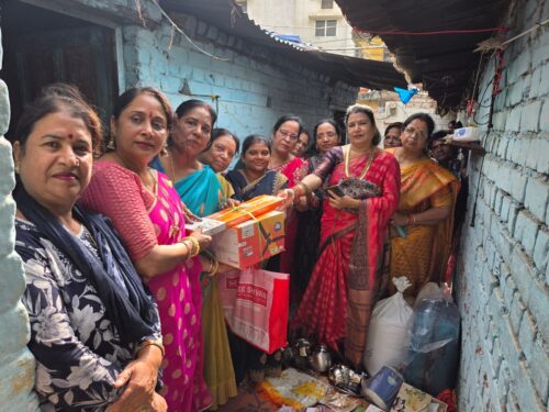 निर्धन कन्या विवाह में ब्राह्मण समाज की बहनों ने बढ़ाया सहयोग हाथ