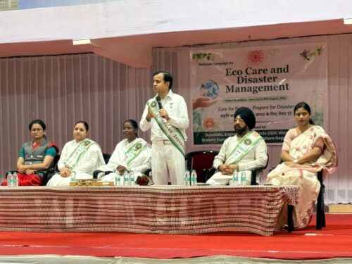 टिकरापारा–राजकिशोर नगर, बिलासपुर में ब्रह्माकुमारीज़ के “ईको केयर एवं डिजास्टर मैनेजमेंट” अभियान का आयोजन